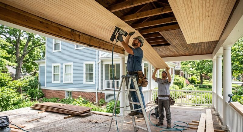 Porch Ceiling Installation Service