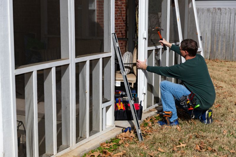 Porch Ceiling Installation