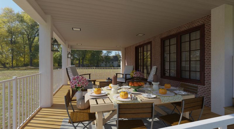 Porch Ceiling Installation